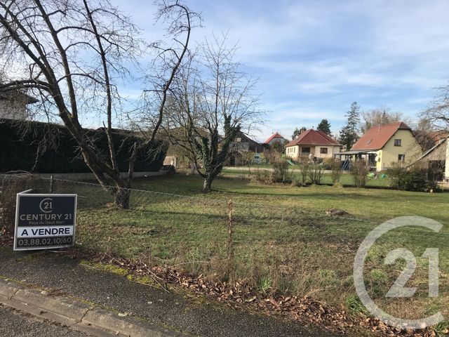 terrain à vendre - 747.0 m2 - BOUXWILLER - 67 - ALSACE - Century 21 Pays Du Haut Barr