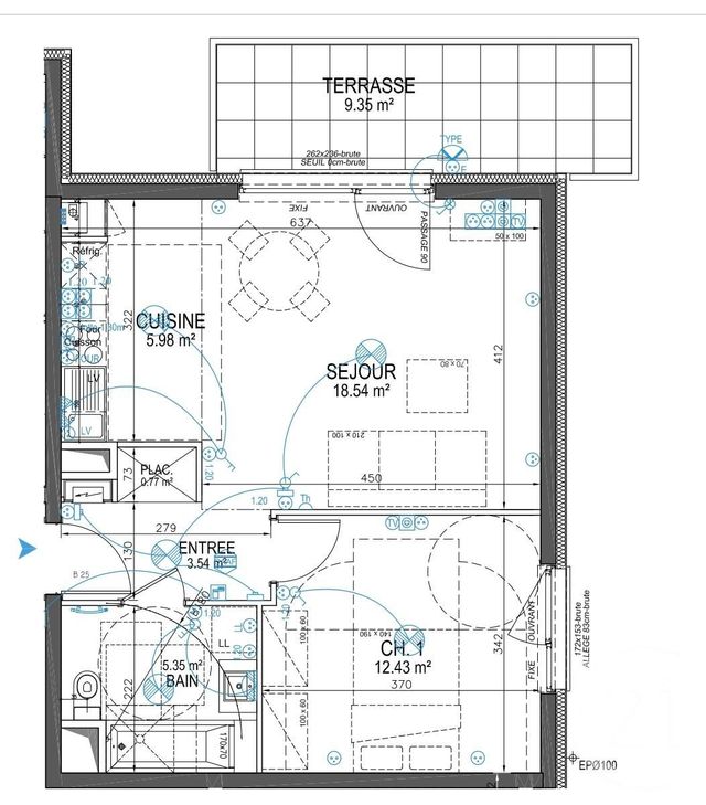 Appartement F2 à louer - 2 pièces - 47.0 m2 - SAVERNE - 67 - ALSACE - Century 21 Pays Du Haut Barr